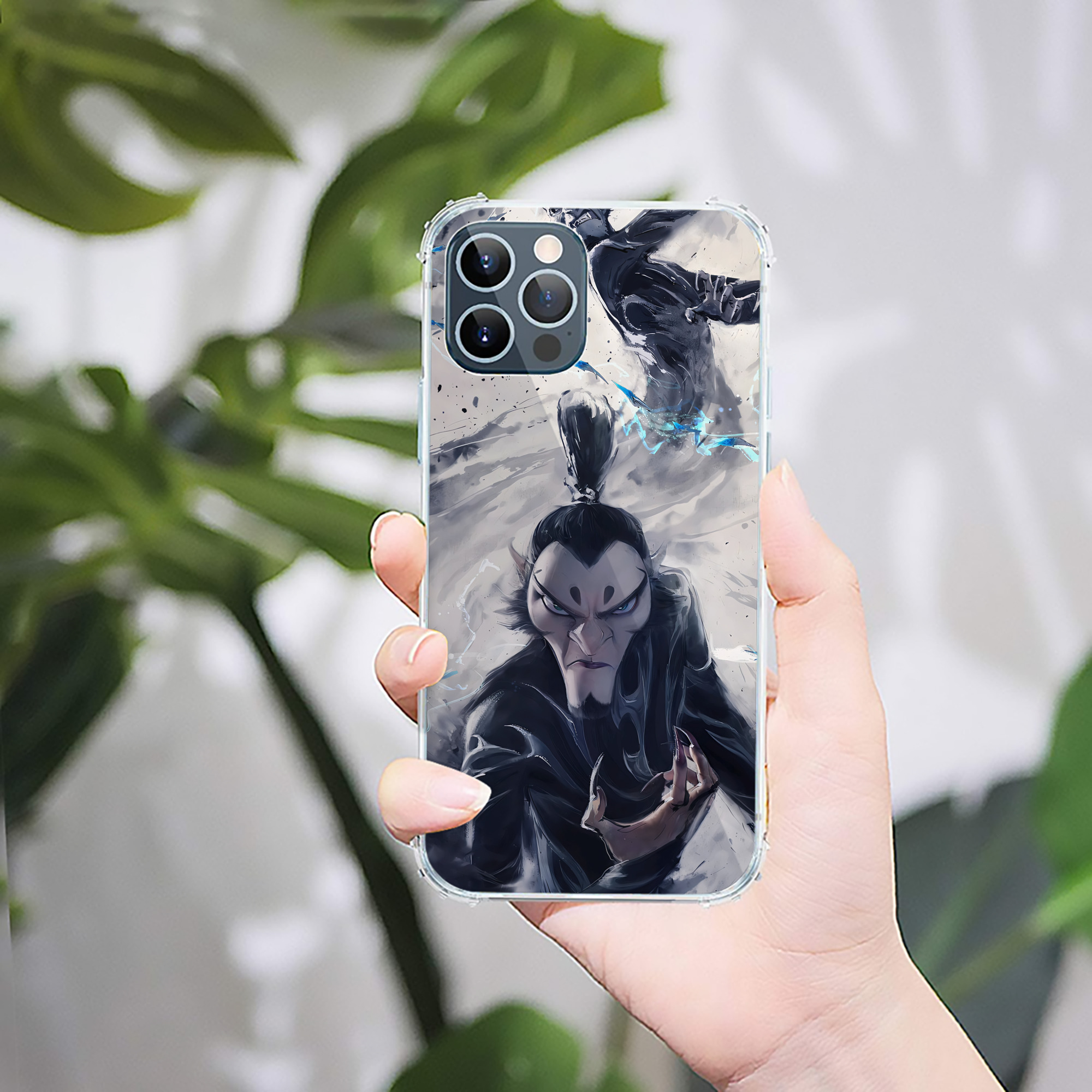 （画像用） Ne Zha 2 ナタ 魔童の大暴れ 【iPhone 12シリーズ対応】透明スマホケース（クリアソフトケース）